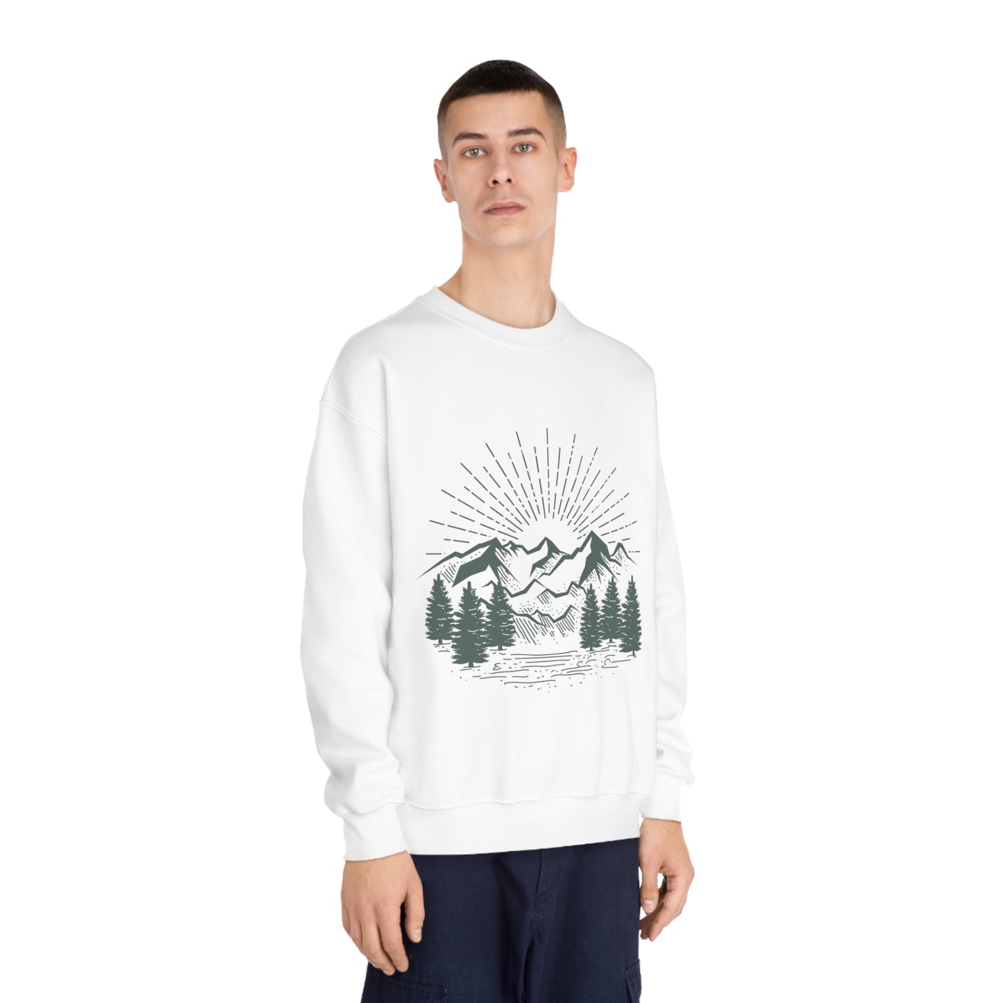 Forest Unisex DryBlend® Crewneck Sweatshirt