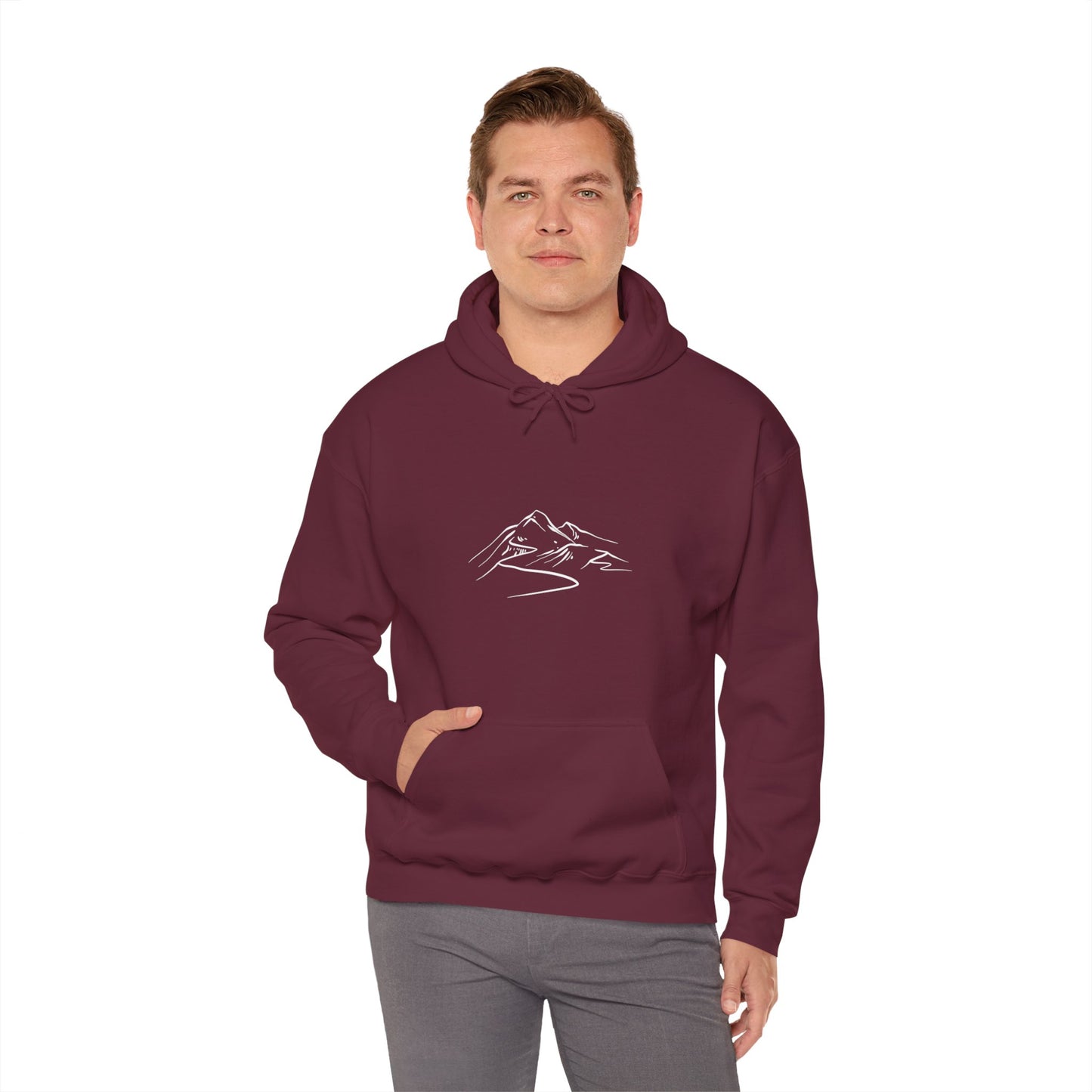 Montain line Unisex Heavy Blend™ Hooded Sweatshirt