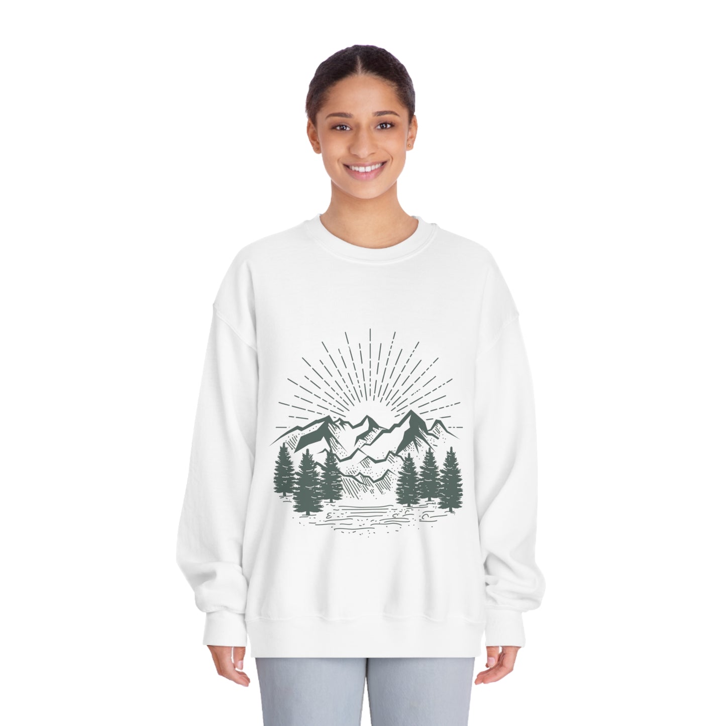 Forest Unisex DryBlend® Crewneck Sweatshirt