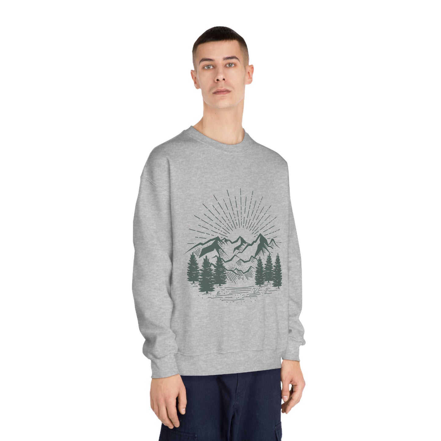 Forest Unisex DryBlend® Crewneck Sweatshirt