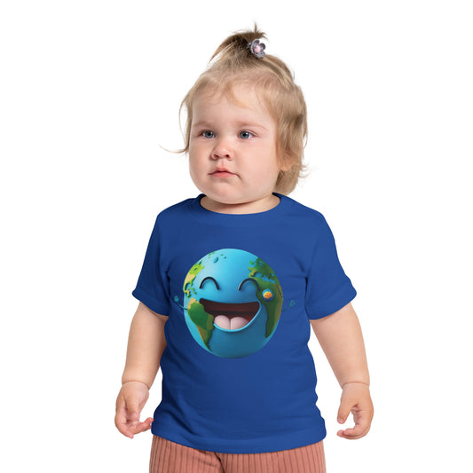 Earth smile Baby Short Sleeve T-Shirt