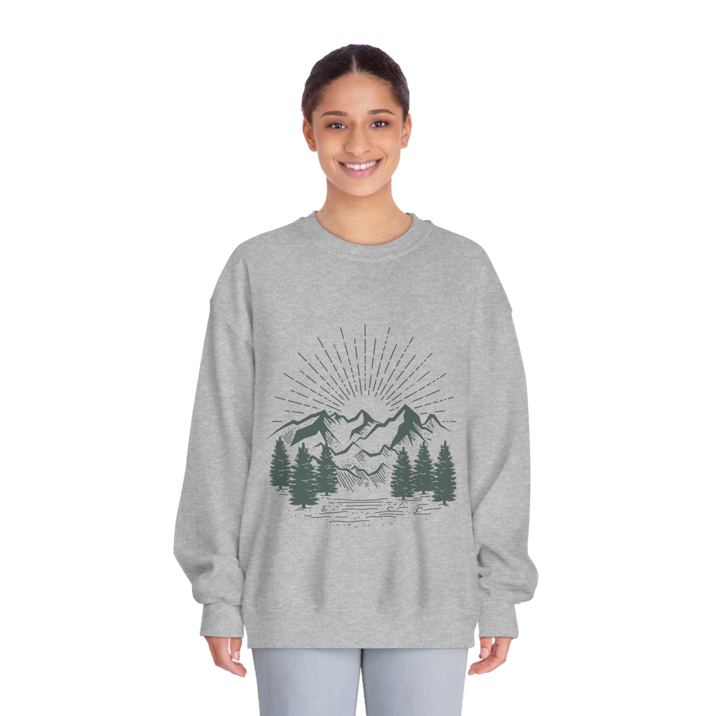 Forest Unisex DryBlend® Crewneck Sweatshirt