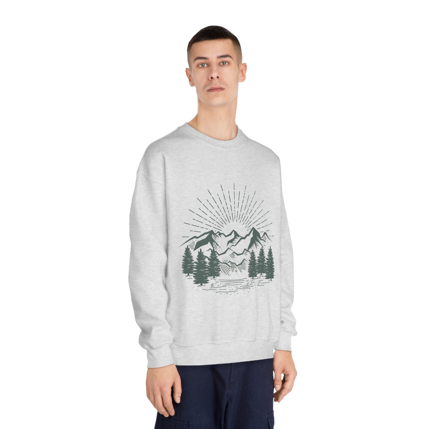 Forest Unisex DryBlend® Crewneck Sweatshirt