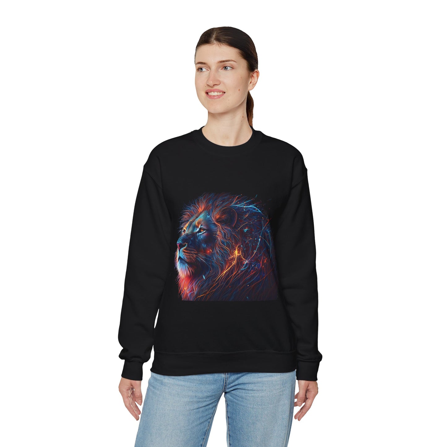 Light lion Unisex Heavy Blend™ Crewneck Sweatshirt