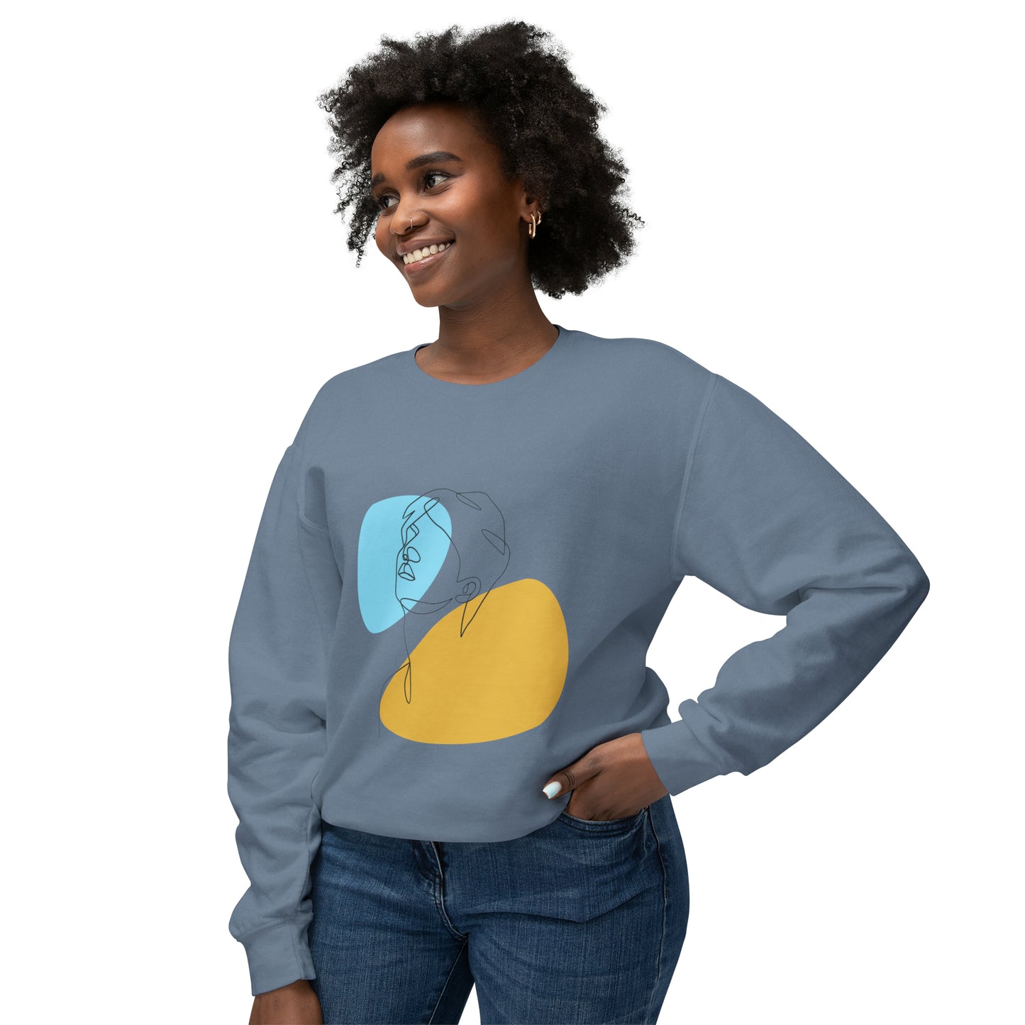 Art Unisex Lightweight Crewneck Sweatshirt