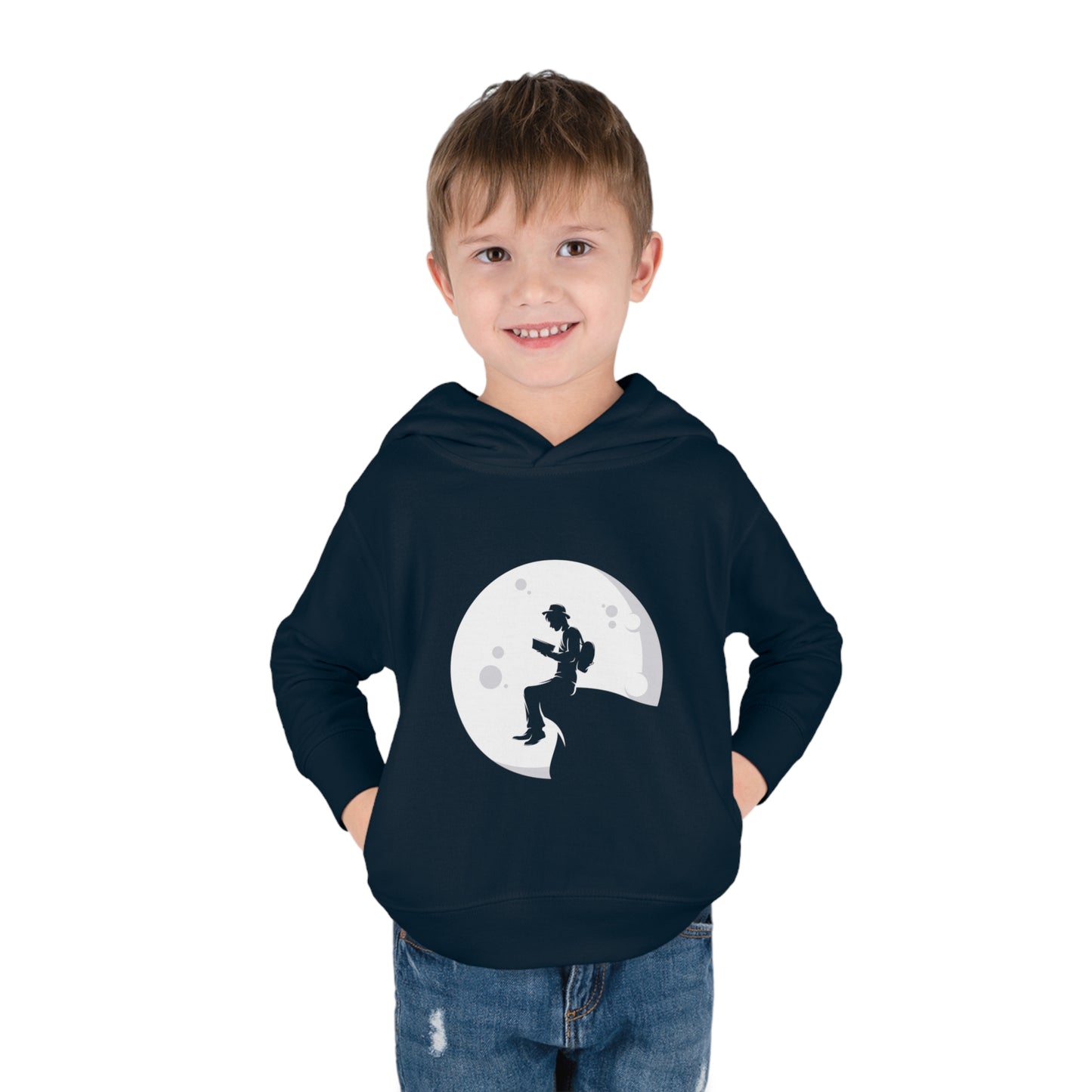 Moon Toddler Pullover Fleece Hoodie