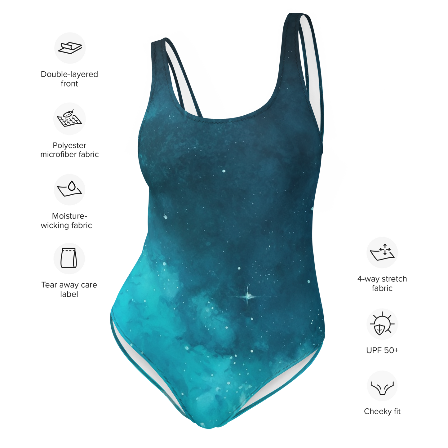 Blue sky One-Piece Swimsuit