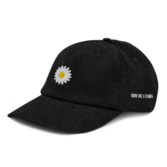 Flower Corduroy hat